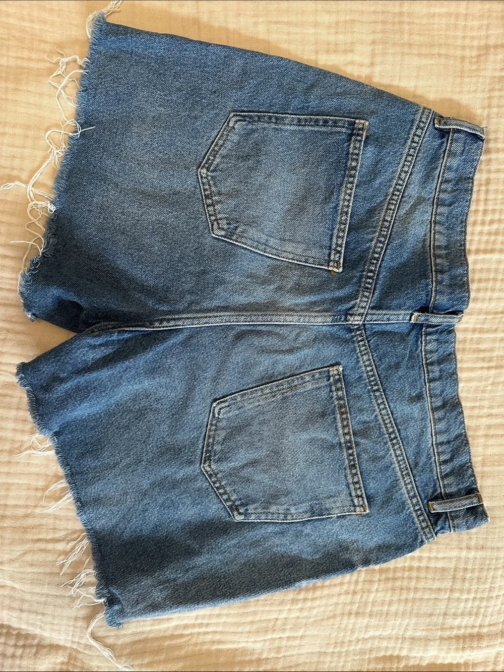 Zara Blue Denim Jean Shorts